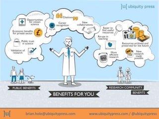 brian.hole@ubiquitypress.com

www.ubiquitypress.com / @ubiquitypress

 