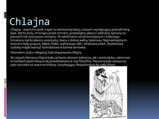 Dress in ancient Greece | PPTX