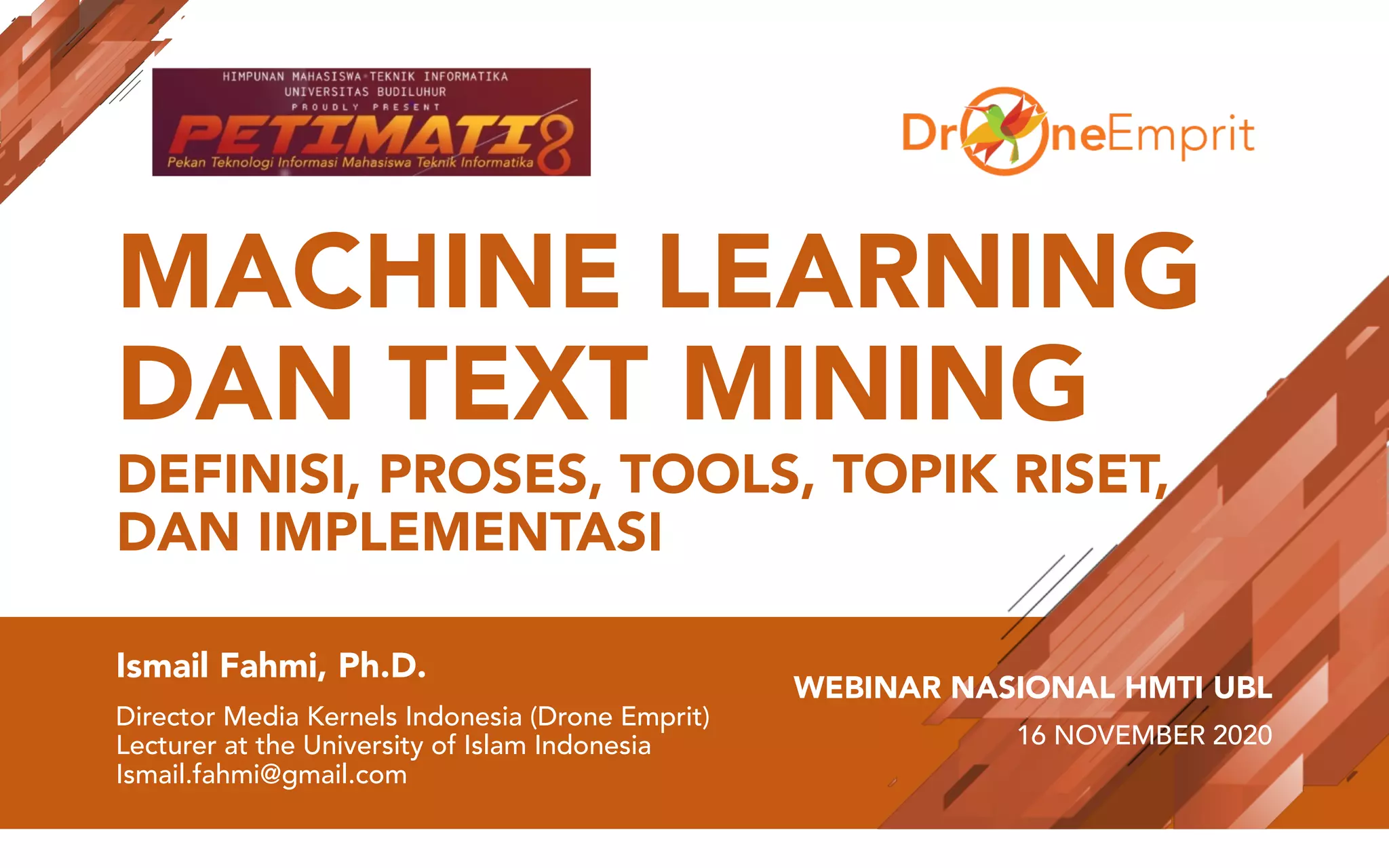 Machine Learning, Text Mining, dan Text Analytics | PDF