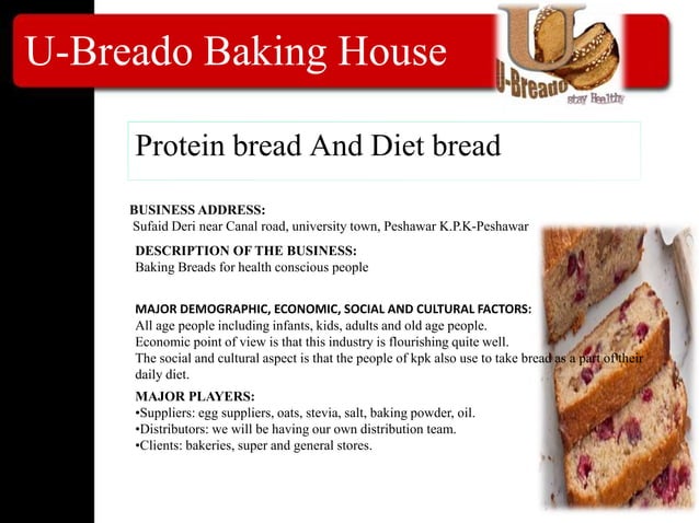 business plan on bread production pdf