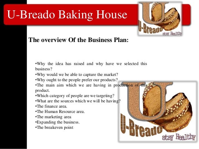 business plan about bread roll