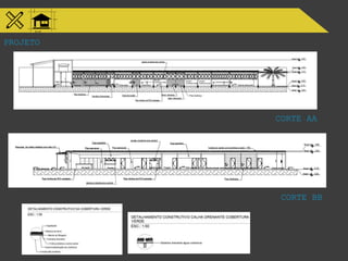 PROJETO
CORTE AA
CORTE BB
 