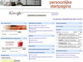 persoonlijke startpagina 