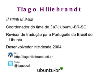 Membro do Conselho Ubuntu-BR 