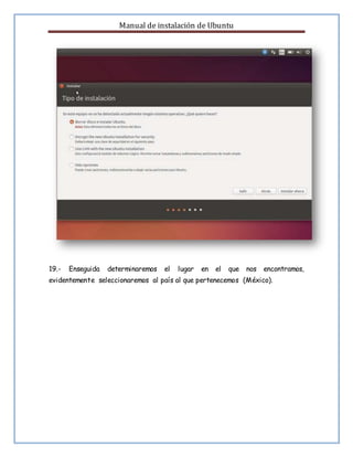 Manual de instalacion y configuracion del UBUNTU :p | DOCX