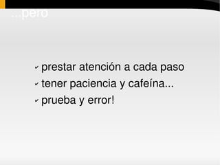 Ubuntu Bolivia Backstage