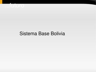 Ubuntu Bolivia Backstage