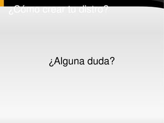 Ubuntu Bolivia Backstage