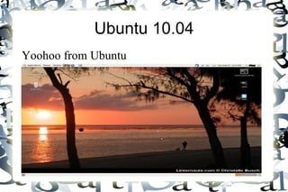 Ubuntu 10.04 ,[object Object]