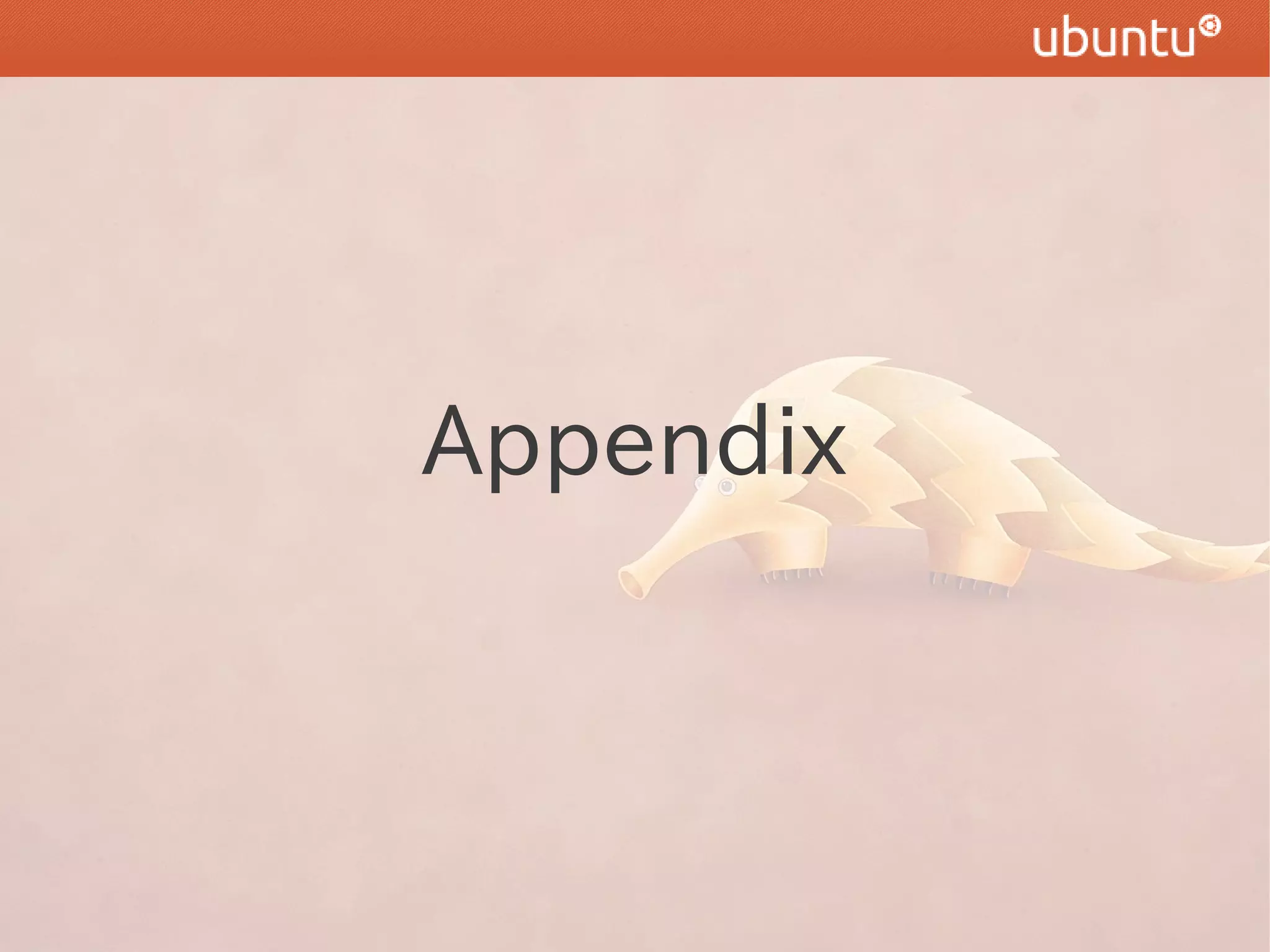 Appendix
 