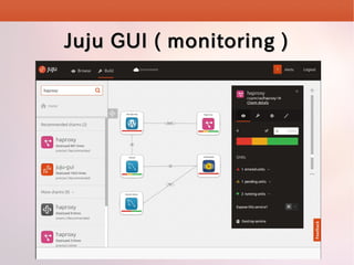 Juju GUI ( monitoring )

 