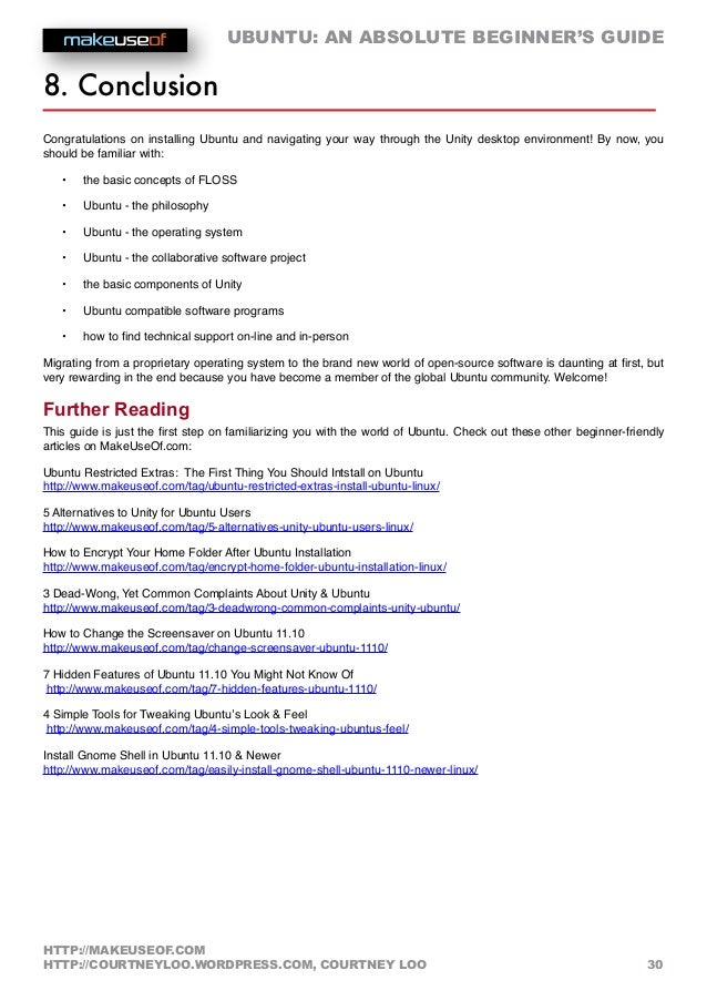 linux ubuntu tutorials for beginners pdf