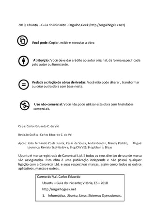 Ubuntu Guia do Iniciante