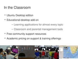 Ubuntu in Education - MOE OSS Day 2010 | PDF