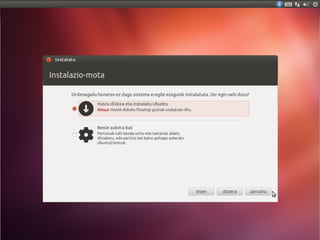 Ubuntu instalazioa