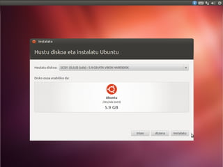 Ubuntu instalazioa