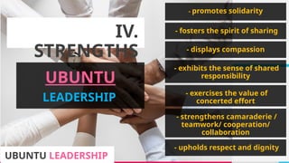 Ubuntu Compassion UBUNTU LEADERSHIP a style of leadership.pptx