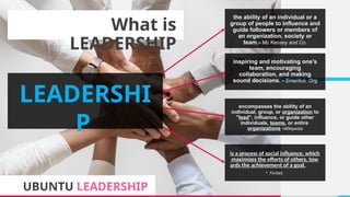 UBUNTU LEADERSHIP a style of leadership.pptx