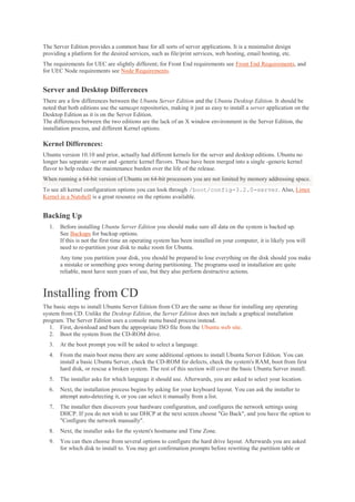 Ubuntu server guide | PDF