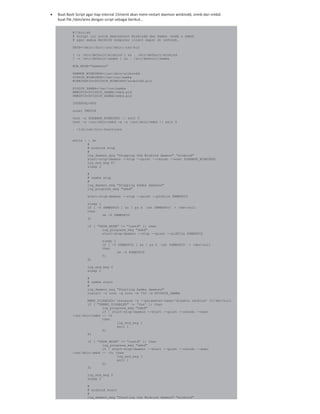 Buat Bash Script agar tiap interval 15menit akan mem restart daemon winbindd, snmb dan nmbd.
buat file /sbin/wins dengan script sebagai berikut…
#!/bin/sh
# Script ini untuk memrestart Winbindd dan Samba (snmb & nmbd)
# agar semua NetBIOS komputer client dapat di refresh.
PATH=/sbin:/bin:/usr/sbin:/usr/bin
[ -r /etc/default/winbind ] && . /etc/default/winbind
[ -r /etc/default/samba ] && . /etc/default/samba
RUN_MODE="daemons"
DAEMON_WINBINDD=/usr/sbin/winbindd
PIDDIR_WINBINDD=/var/run/samba
WINBINDPID=$PIDDIR_WINBINDD/winbindd.pid
PIDDIR_SAMBA=/var/run/samba
NMBDPID=$PIDDIR_SAMBA/nmbd.pid
SMBDPID=$PIDDIR_SAMBA/smbd.pid
INTERVAL=900
unset TMPDIR
test -x $DAEMON_WINBINDD || exit 0
test -x /usr/sbin/nmbd -a -x /usr/sbin/smbd || exit 0
. /lib/lsb/init-functions
while : ; do
#
# winbind stop
#
log_daemon_msg "Stopping the Winbind daemon" "winbind"
start-stop-daemon --stop --quiet --oknodo --exec $DAEMON_WINBINDD
log_end_msg $?
sleep 2
#
# samba stop
#
log_daemon_msg "Stopping Samba daemons"
log_progress_msg "nmbd"
start-stop-daemon --stop --quiet --pidfile $NMBDPID
sleep 1
if [ -f $NMBDPID ] && ! ps h `cat $NMBDPID` > /dev/null
then
rm -f $NMBDPID
fi
if [ "$RUN_MODE" != "inetd" ]; then
log_progress_msg "smbd"
start-stop-daemon --stop --quiet --pidfile $SMBDPID
sleep 1
if [ -f $SMBDPID ] && ! ps h `cat $SMBDPID` > /dev/null
then
rm -f $SMBDPID
fi
fi
log_end_msg 0
sleep 2
#
# samba start
#
log_daemon_msg "Starting Samba daemons"
install -o root -g root -m 755 -d $PIDDIR_SAMBA
NMBD_DISABLED=`testparm -s --parameter-name='disable netbios' 2>/dev/null`
if [ "$NMBD_DISABLED" != 'Yes' ]; then
log_progress_msg "nmbd"
if ! start-stop-daemon --start --quiet --oknodo --exec
/usr/sbin/nmbd -- -D
then
log_end_msg 1
exit 1
fi
fi
if [ "$RUN_MODE" != "inetd" ]; then
log_progress_msg "smbd"
if ! start-stop-daemon --start --quiet --oknodo --exec
/usr/sbin/smbd -- -D; then
log_end_msg 1
exit 1
fi
fi
log_end_msg 0
sleep 2
#
# winbind start
#
log_daemon_msg "Starting the Winbind daemon" "winbind"
 