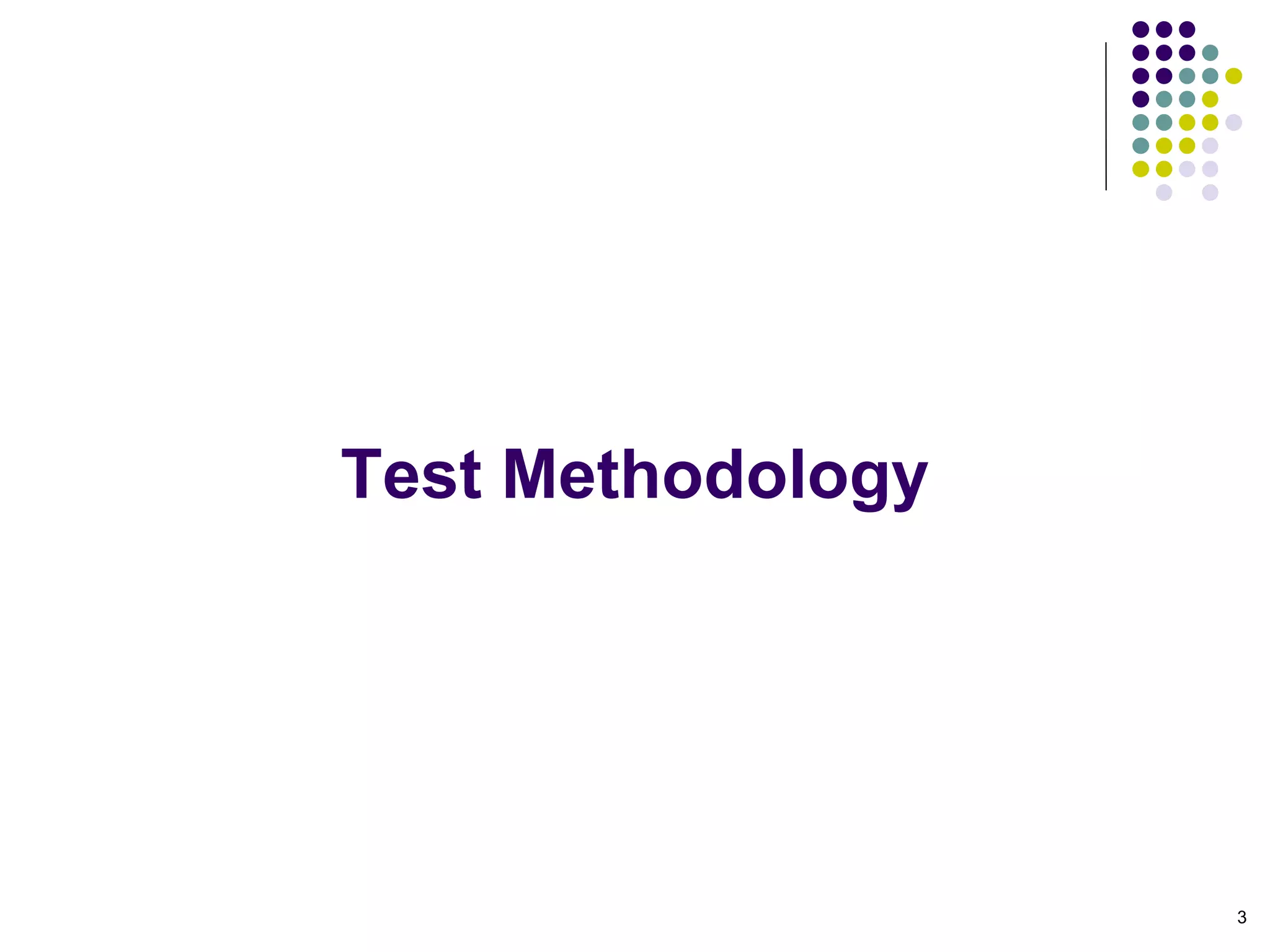 Test Methodology 