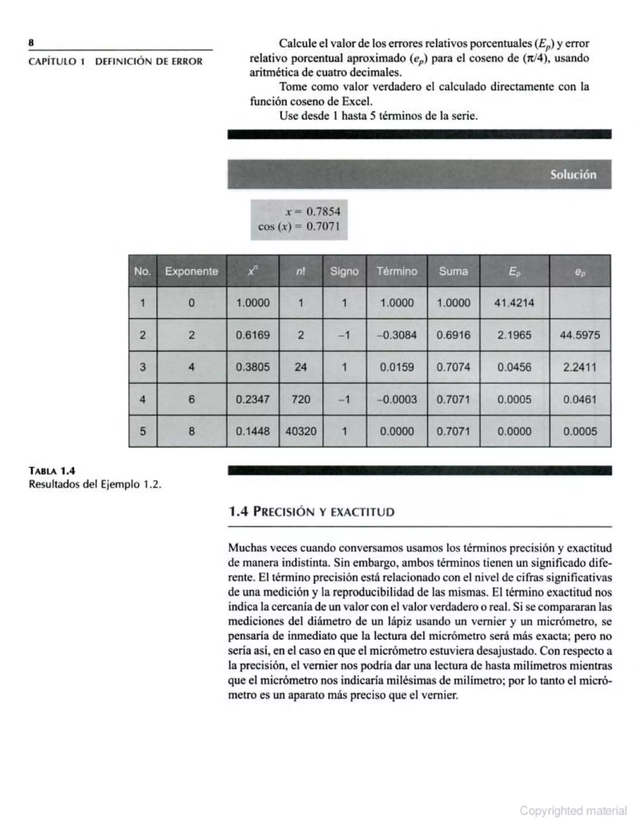 Métodos Numéricos con Aplicaciones en Excel