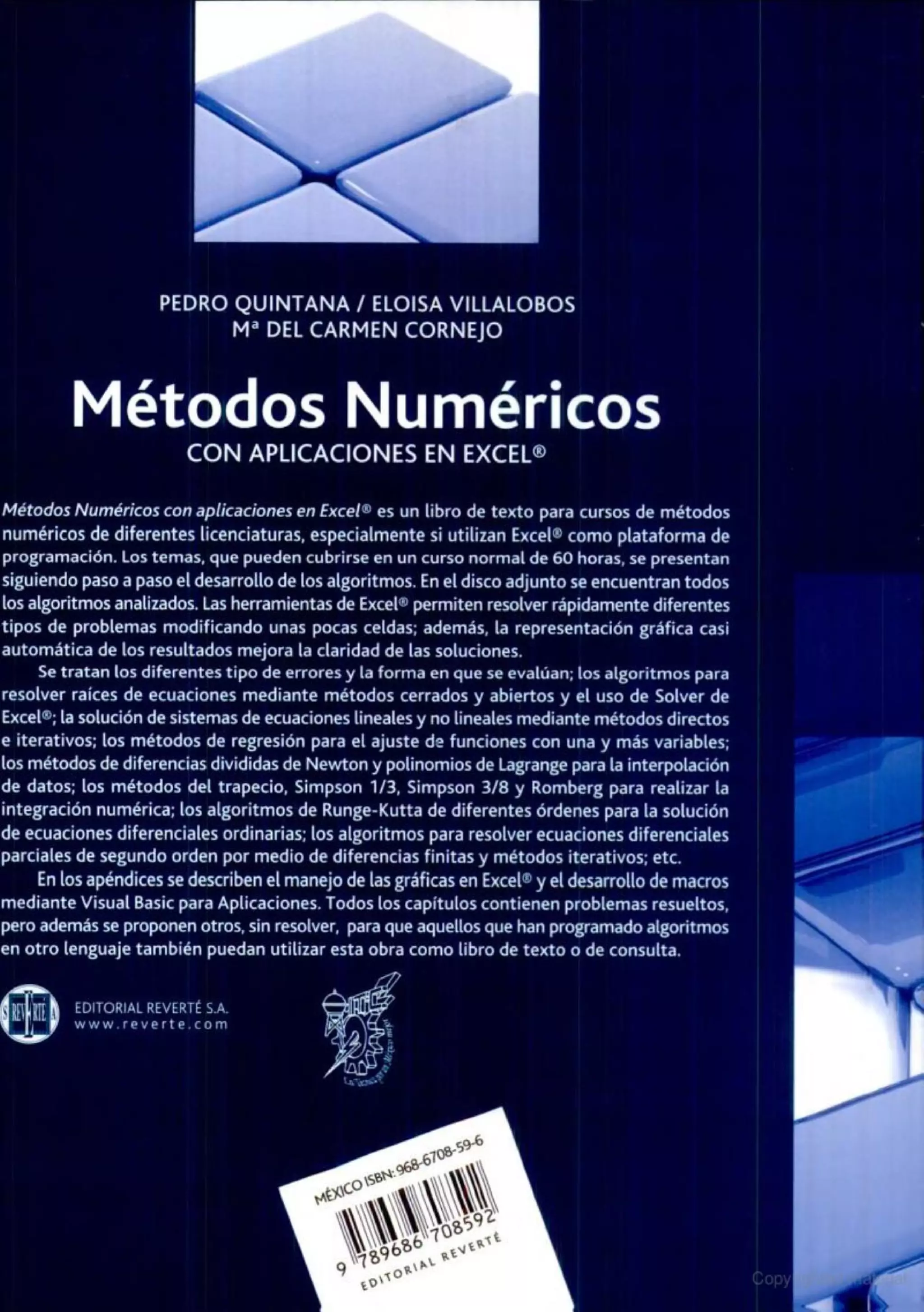 Métodos Numéricos con Aplicaciones en Excel