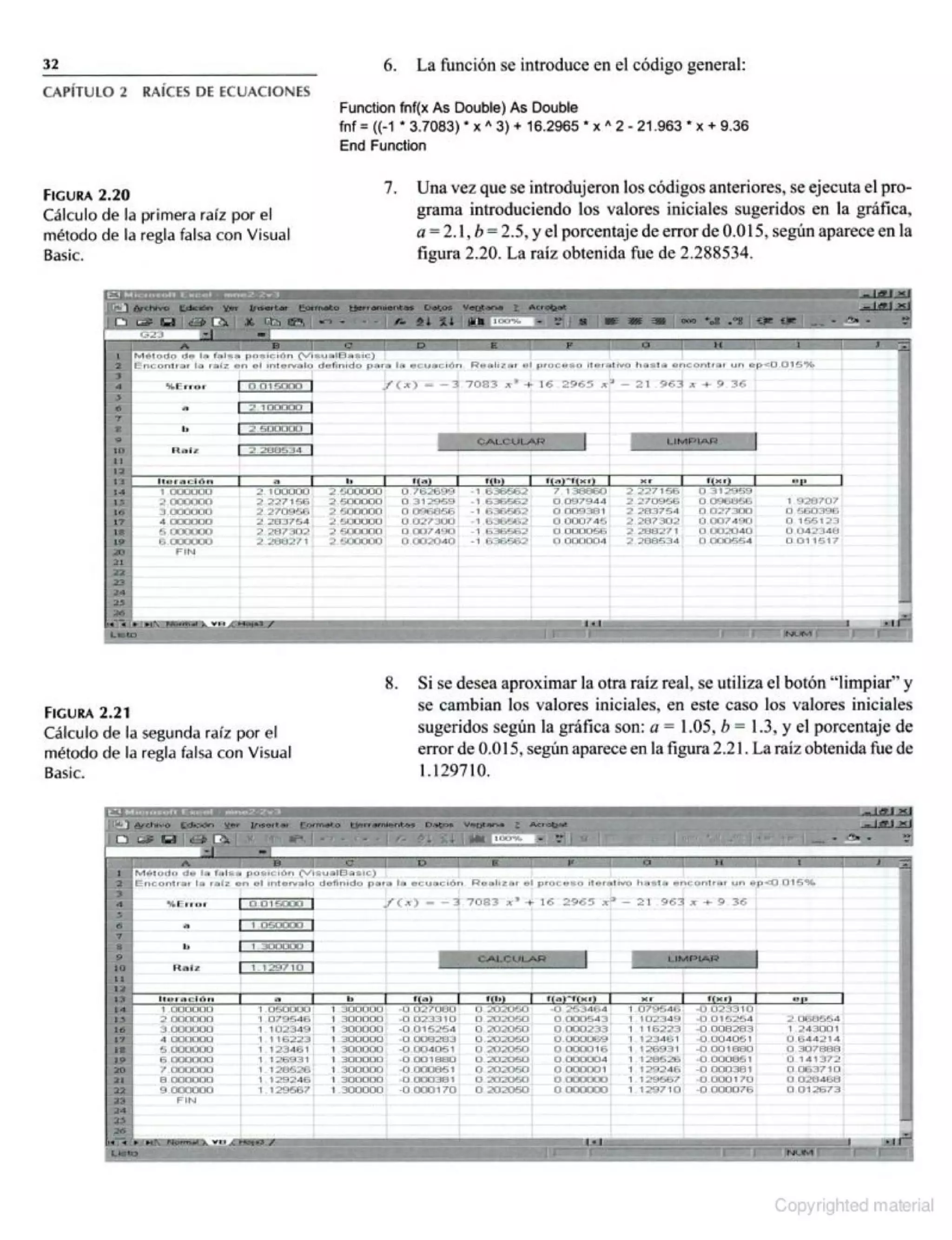 Métodos Numéricos con Aplicaciones en Excel