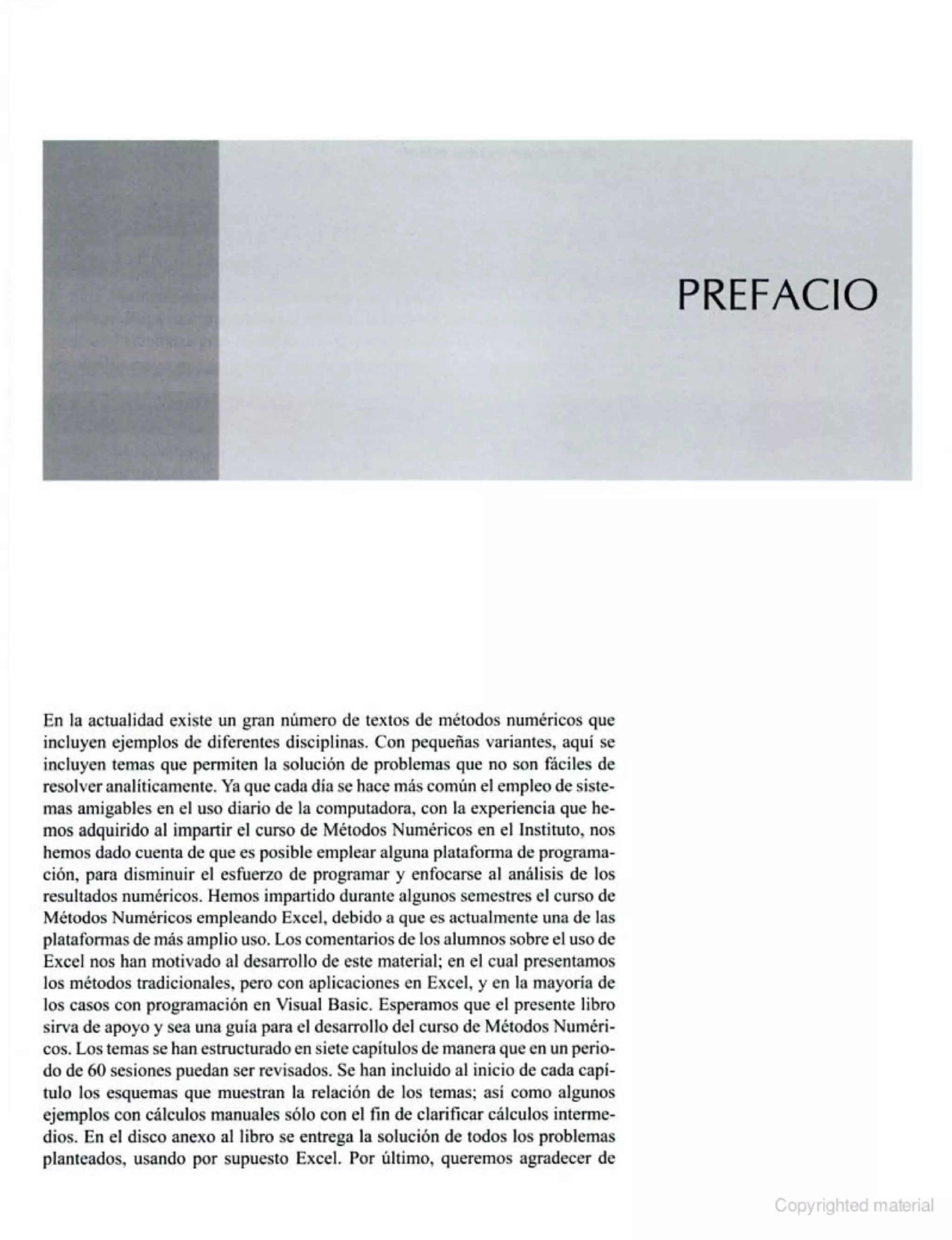 Métodos Numéricos con Aplicaciones en Excel