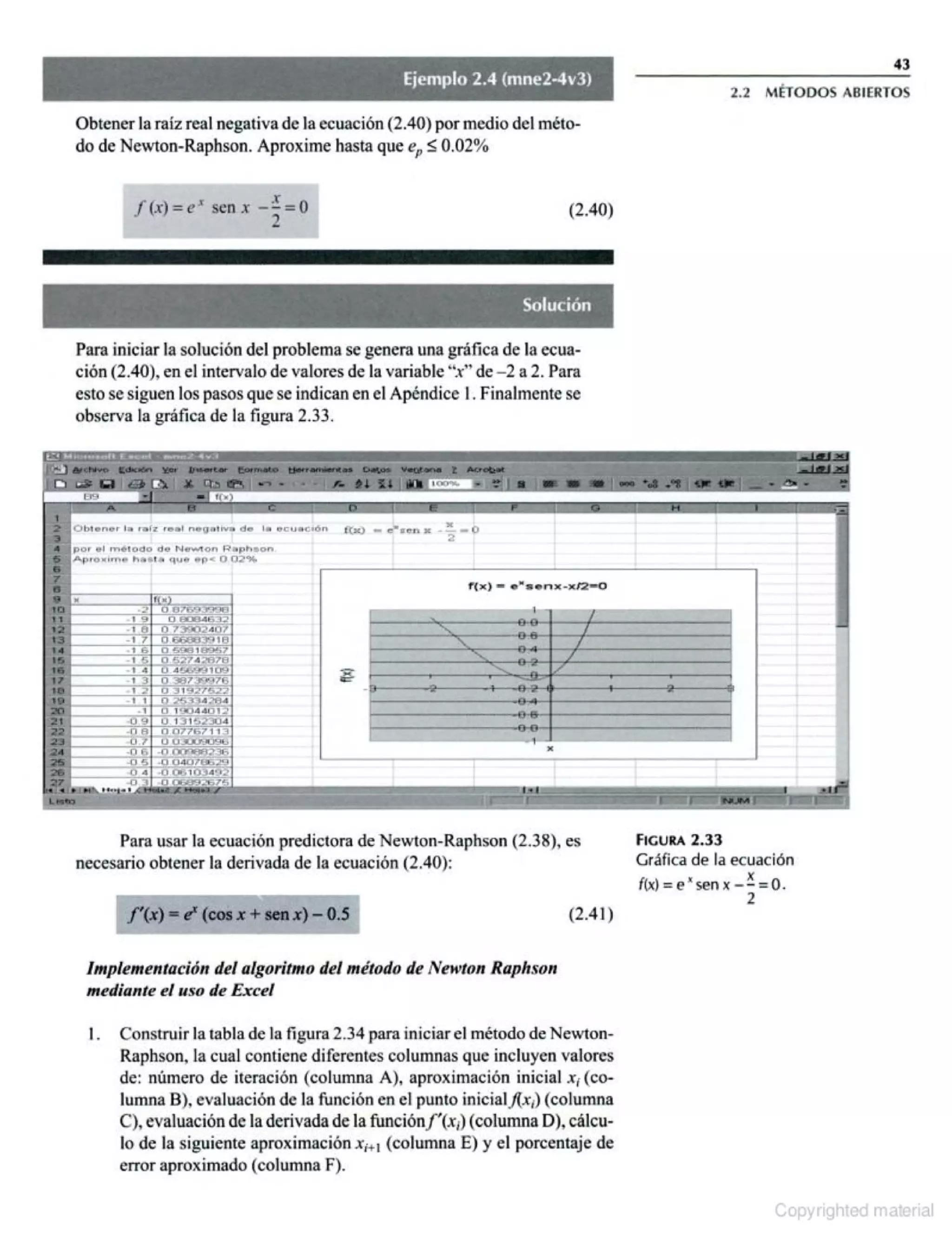 Métodos Numéricos con Aplicaciones en Excel