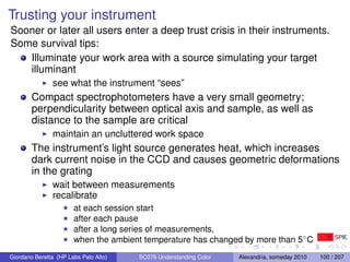 Trusting your instrument
Sooner or later all users enter a deep trust crisis in their instruments.
Some survival tips:
   ...