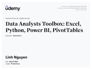 Data Analyst ToolBox