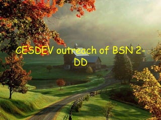 CESDEV outreach of BSN 2-DD 