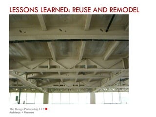 LESSONS LEARNED: REUSE AND REMODEL 
