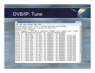 DVB/IP: Tune
 