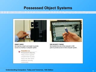 Understanding Computers: Today and Tomorrow, 13th Edition
13
Possessed Object Systems
 