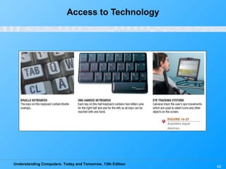 Understanding Computers: Today and Tomorrow, 13th Edition
42
Access to Technology
 
