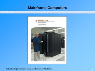 Understanding Computers: Today and Tomorrow, 13th Edition
54
Mainframe Computers
 