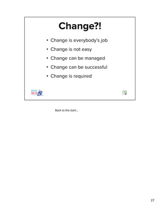 Back to the start…
27
 