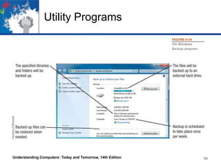 Utility Programs

Understanding Computers: Today and Tomorrow, 14th Edition

56

 