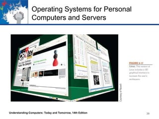 Operating Systems for Personal
Computers and Servers

Understanding Computers: Today and Tomorrow, 14th Edition

39

 