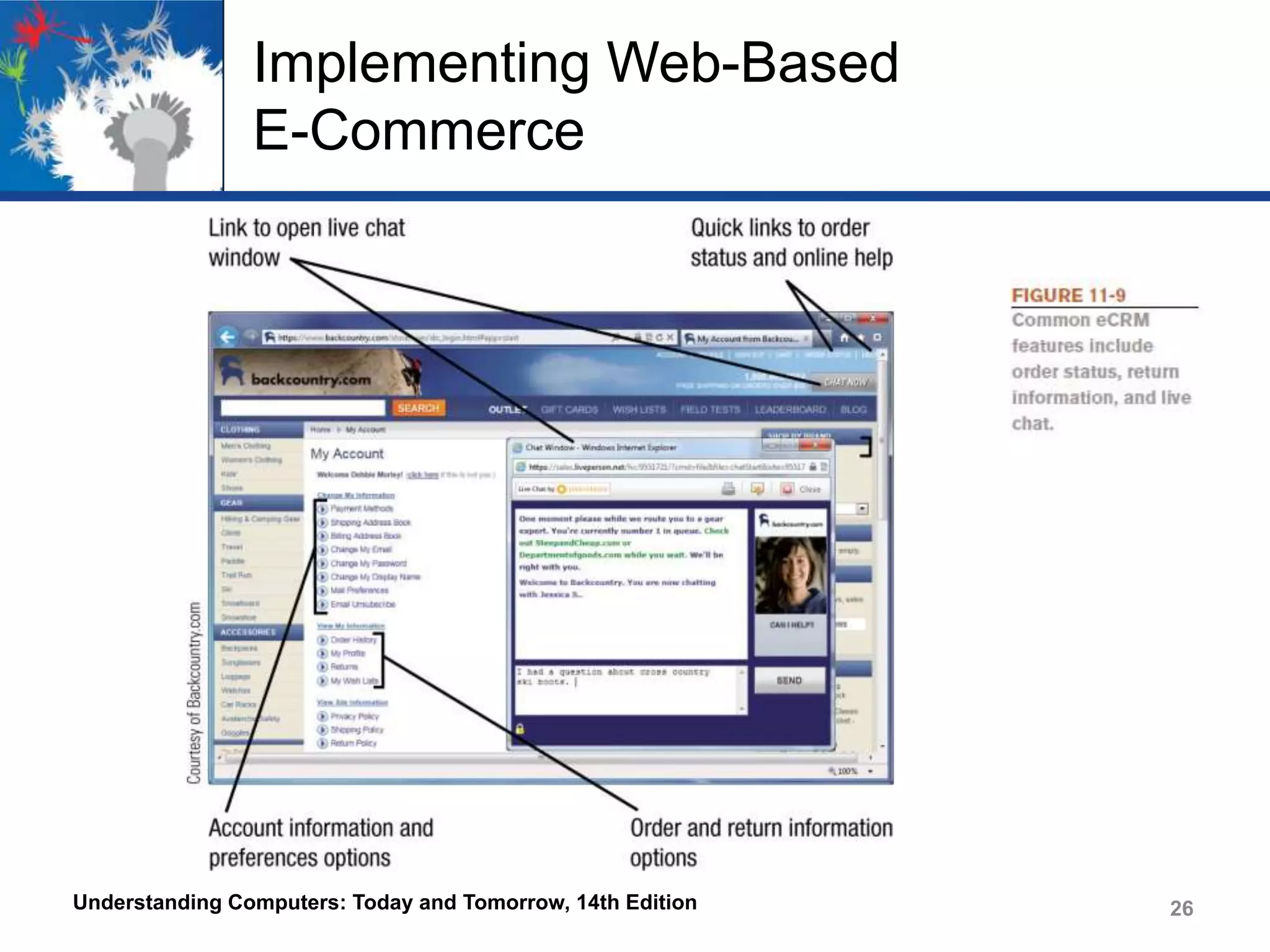 Implementing Web-Based
E-Commerce

Understanding Computers: Today and Tomorrow, 14th Edition

26

 