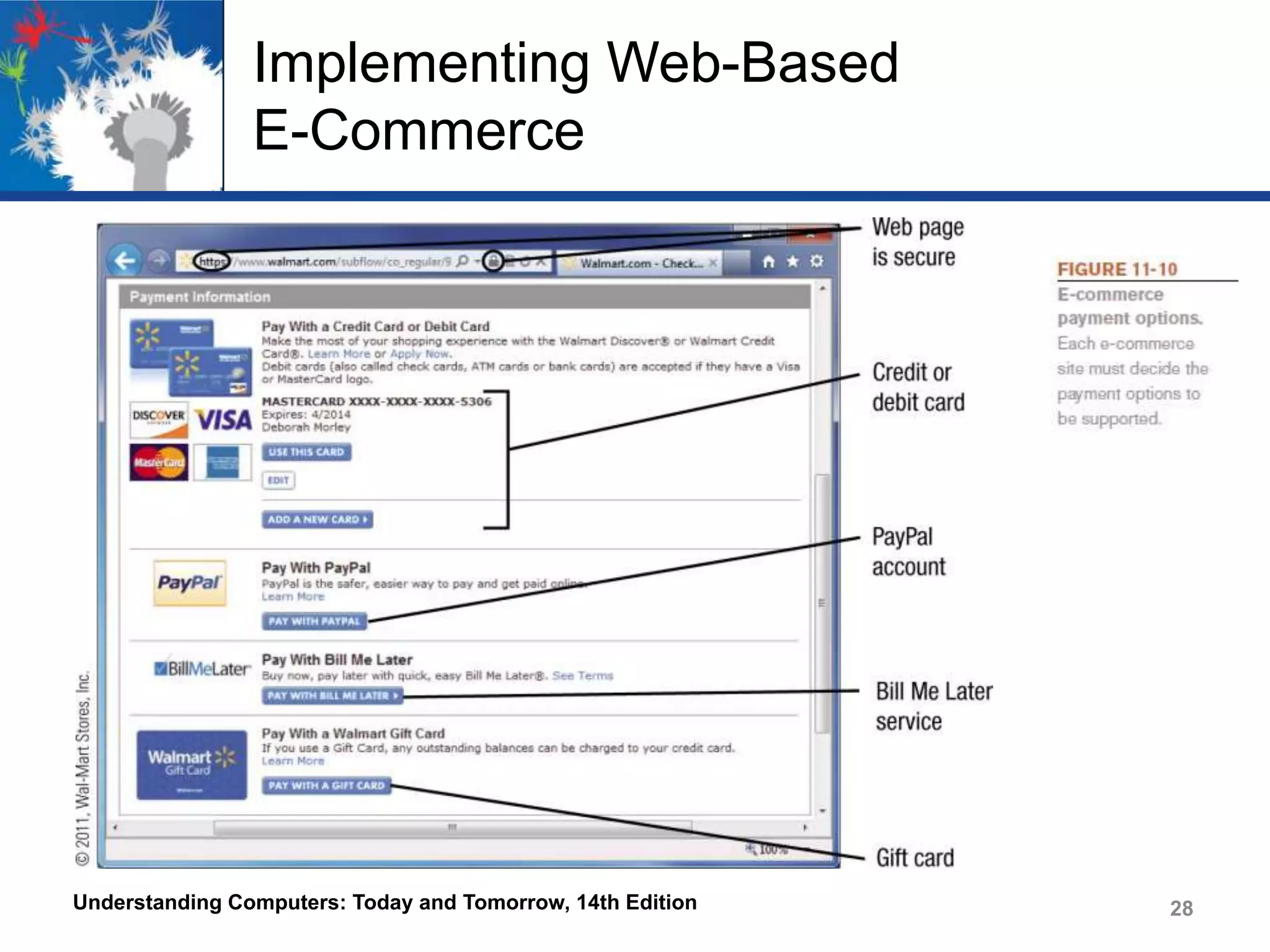 Implementing Web-Based
E-Commerce

Understanding Computers: Today and Tomorrow, 14th Edition

28

 