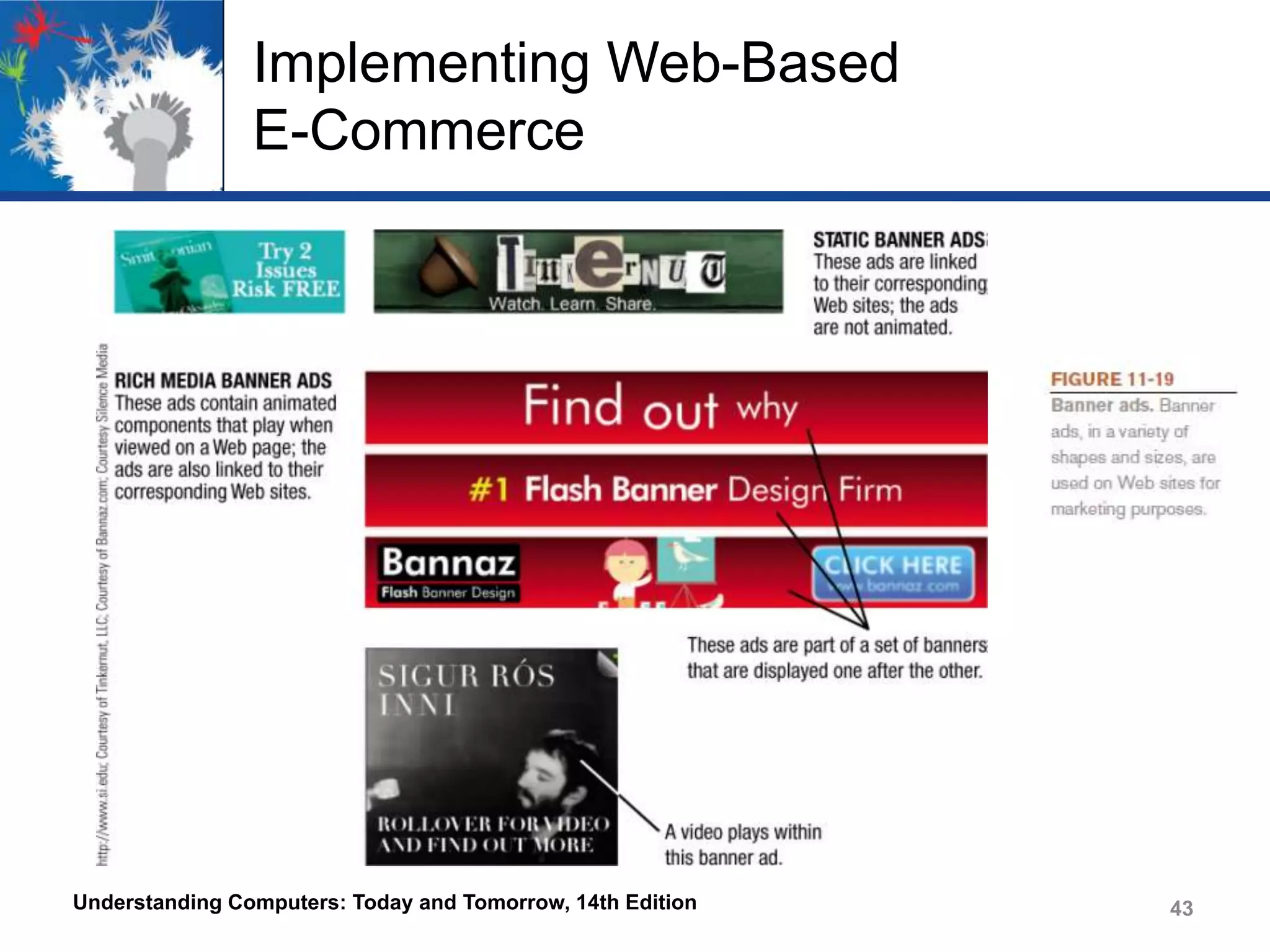 Implementing Web-Based
E-Commerce

Understanding Computers: Today and Tomorrow, 14th Edition

43

 