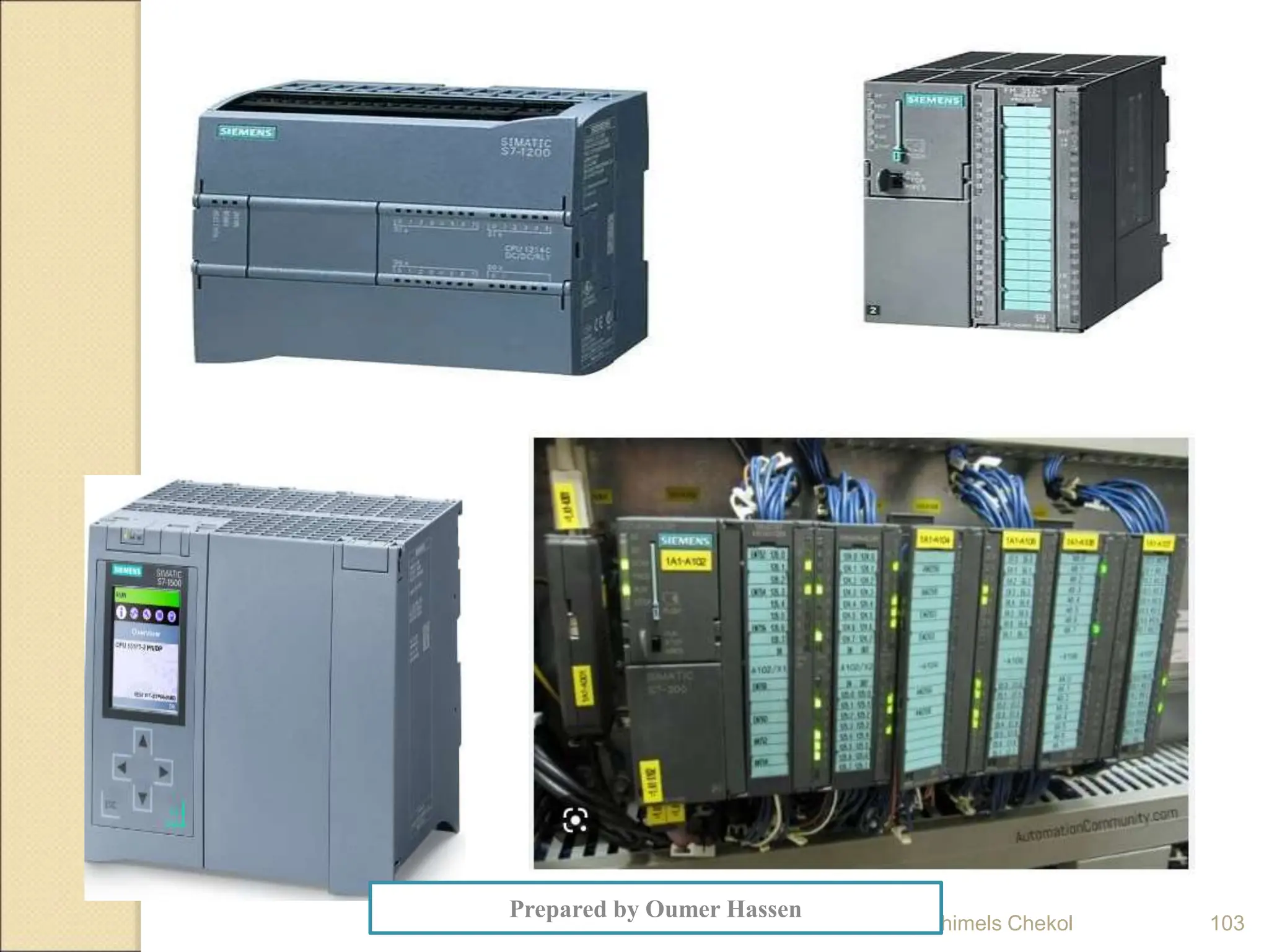 Prepared by Shimels Chekol 103
Prepared by Oumer Hassen
 