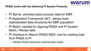 Integrating MES with Equipment Using the PI System for Pharma & Biotech ...