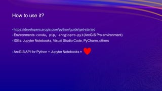 UC2023 ArcGIS API for Python Intro_1688158152584001jdnT .pdf