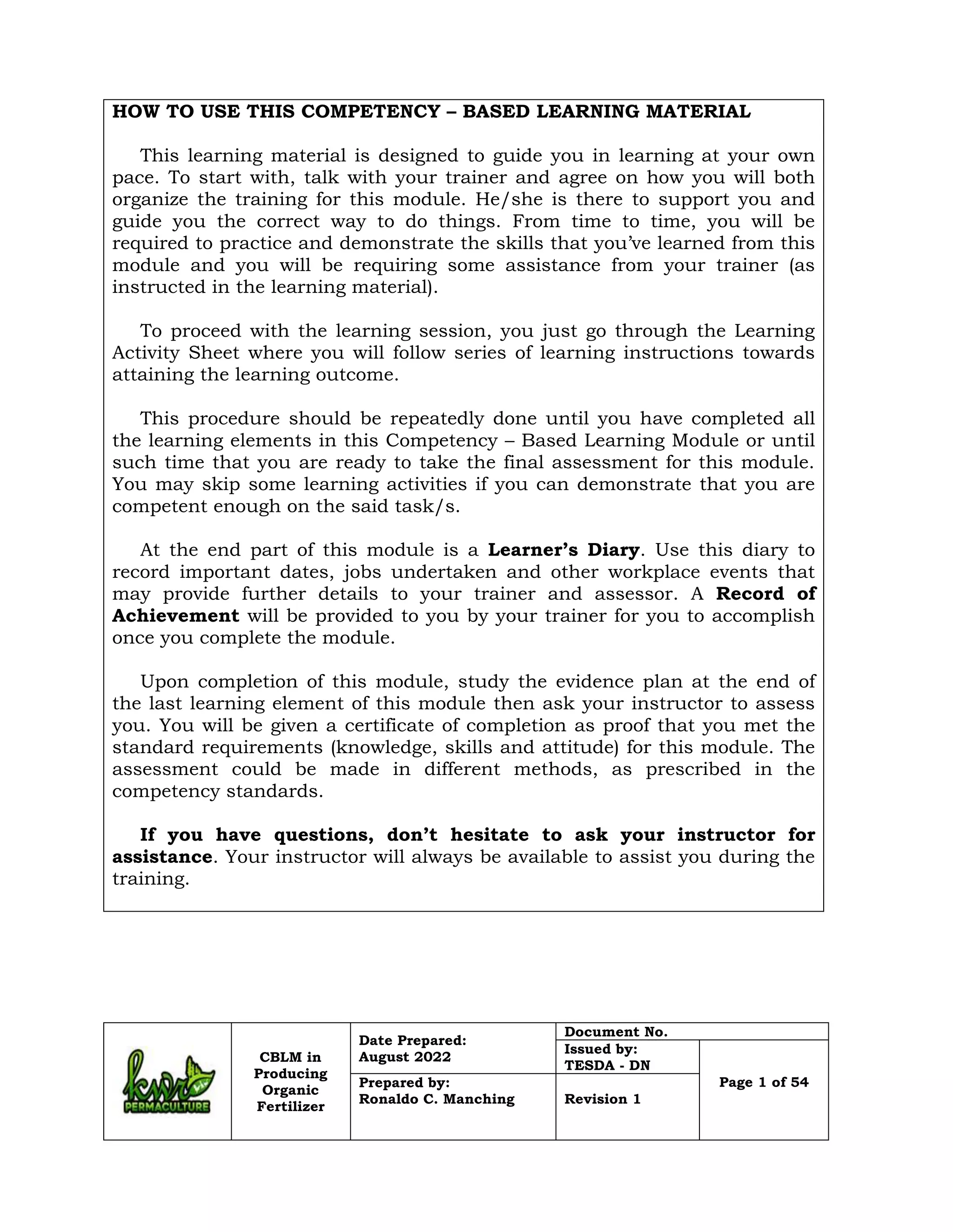 UC3 CORE CBLM (Organic Fertilizer).docx