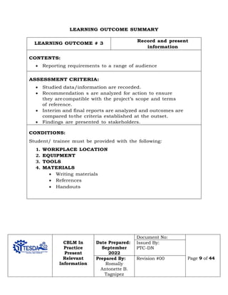 UC6- Present relevant information DRiving.docx