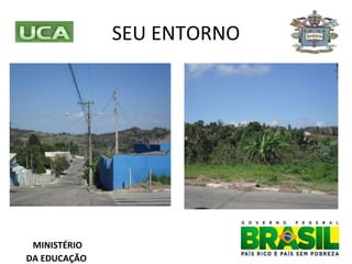 SEU ENTORNO MINISTÉRIO DA EDUCAÇÃO 